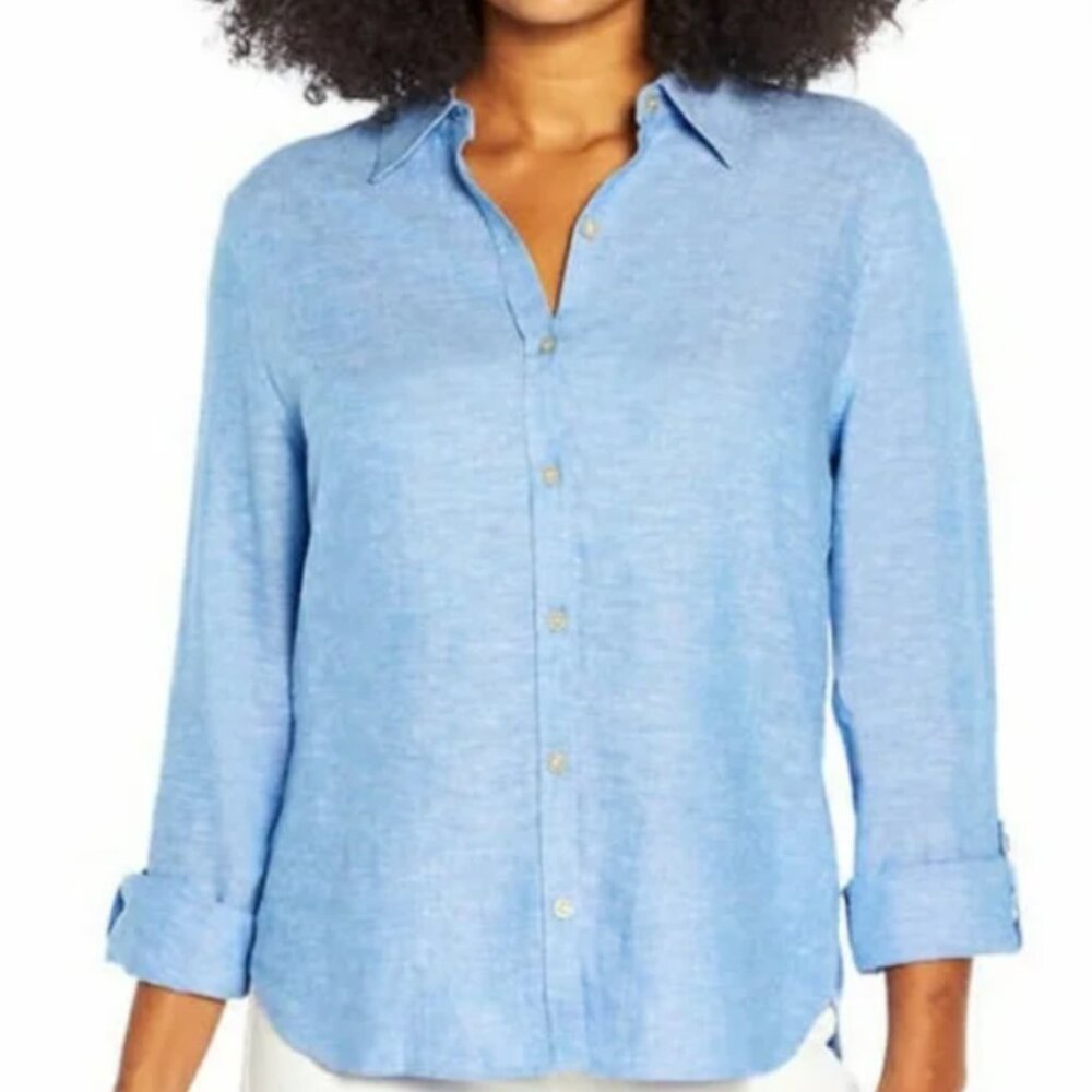 Orvis Classic Collection Women's Linen Blend Shirt – Size S